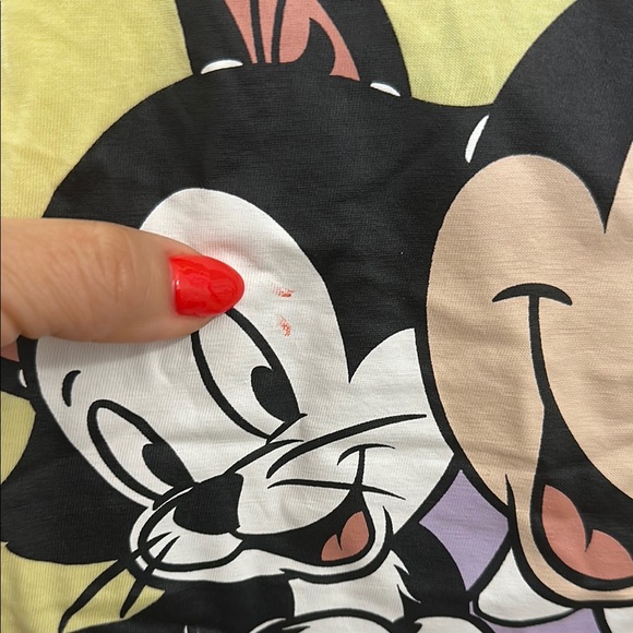 Yellow Disney Minnie Short Sleeve Tee - Picture 4 of 6